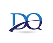 DQ Logo Letter Swoosh