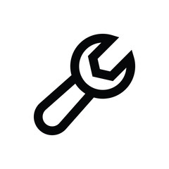 Wall Mural - Wrench Vector Icon
