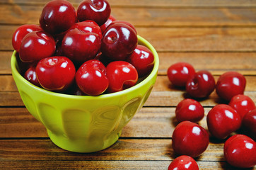 Poster - Bowl with cherries fruit