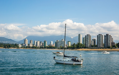 Canvas Print - The West End of Vancouver