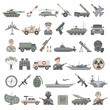 Flat Icons -  Army