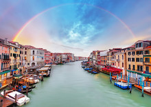 Grand Canal - Venice From Rialto Bridge