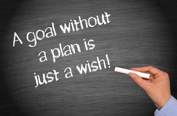 A goal without a plan is just a wish !