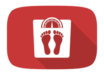 Aufkleber - weight flat design modern icon