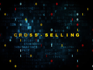 Wall Mural - Business concept: Cross-Selling on Digital background