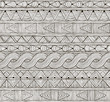 Vector seamless tribal pattern. Hand-drawn background.