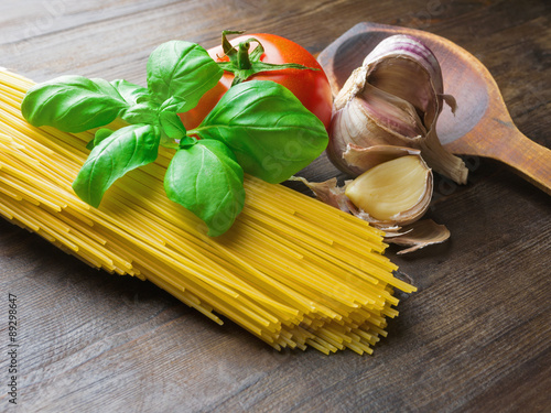 Fototapeta na wymiar Spaghetti alla mamma