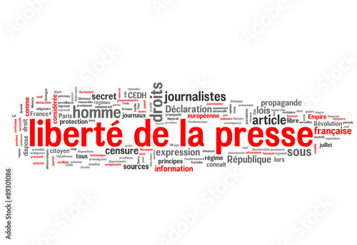Liberte De La Presse Journaliste Stock Vector Adobe Stock