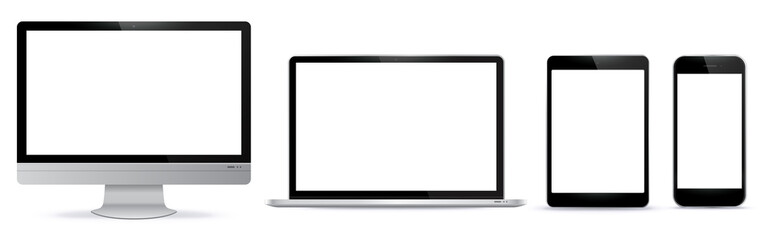 Wall Mural - digital devices vector illustration.