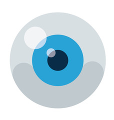 Sticker - Eyeball Vector Illustration
