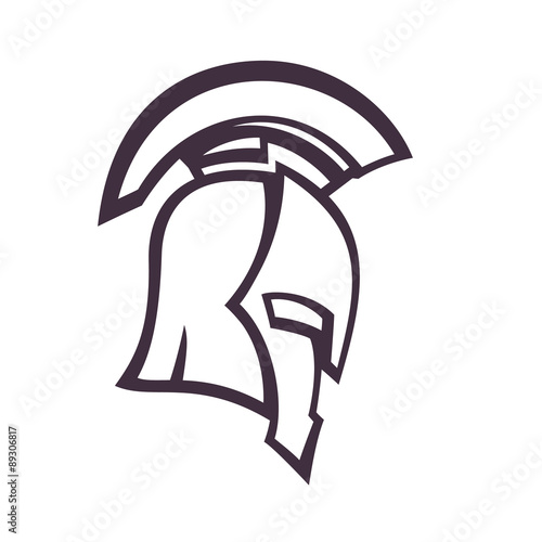 photo How To Draw A Spartan Helmet Easy https stock adobe com images spartan helmet side view vector illustration eps10 easy to edit 89306817 start checkout 1 content id 89306817