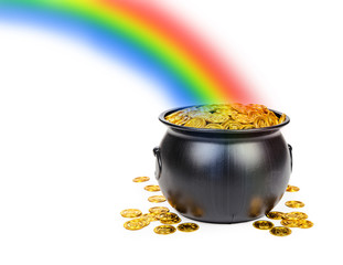 pot of gold under the rainbow