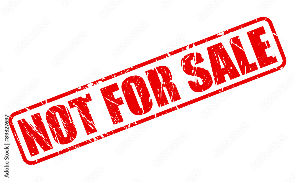Not for sale red stamp text Stock Vector | Adobe Stock display picture 1
