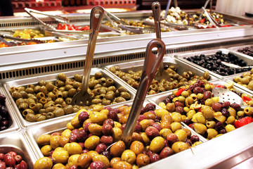 Olives salad bar