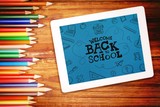 Fototapeta  - Composite image of back to school