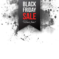 Wall Mural - Black friday sale 2015 label