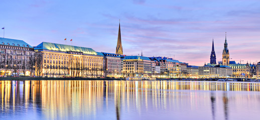 Wall Mural - Binnenalster Hamburg