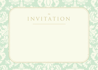 Wall Mural - Invitation to the wedding or announcements
