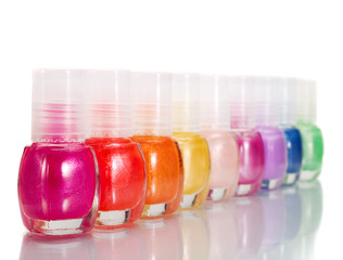 Sticker - Rainbow of Nail Polish