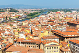 Fototapeta Na sufit - Florence. Top view.