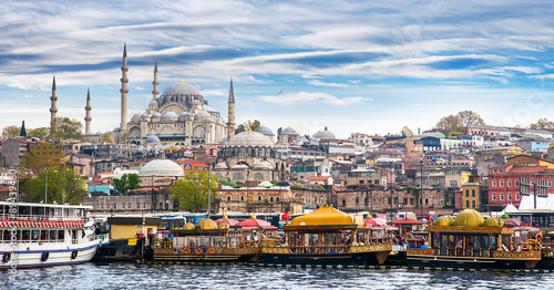 Istanbul the capital of Turkey, eastern tourist city. Canvas Print