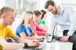 © Acronym - Students at the informatics and programming lesson
