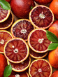 Blood red oranges