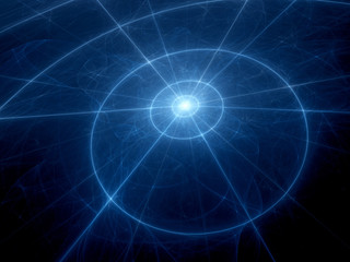 Wall Mural - star system with trajectories