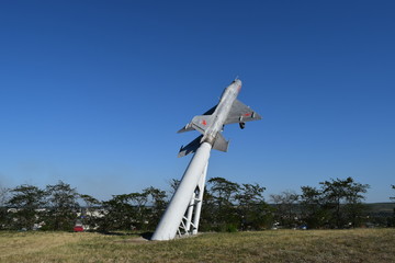 Wall Mural - Monument to the fighter aircraft.