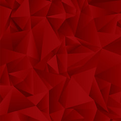 Red polygon background