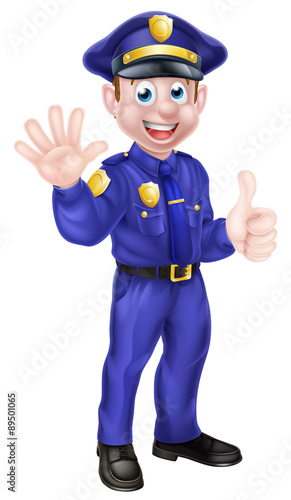 Cartoon Policeman