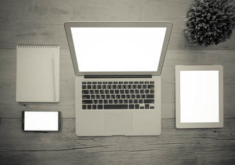 Wall Mural - work desk