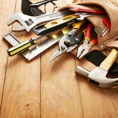 tools in tool belt