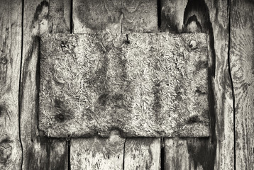 Wall Mural - old wooden sign