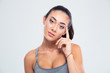 © Drobot Dean - Portrait of a serious fitness woman looking at camera