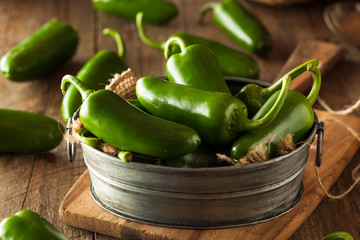 Sticker - Organic Green Jalapeno Peppers