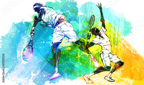 Wasserabweisende Stoffe - Illustration of sports (von kpg_ivary)