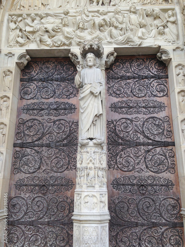Zdjęcie XXL Która została nazwana najpiękniejszą architekturą, Notre Dame de Pa