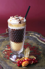 Canvas Print - Liqueur coffee with whipped cream