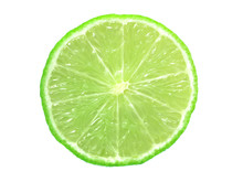 Fresh Lime Isolated On White Background