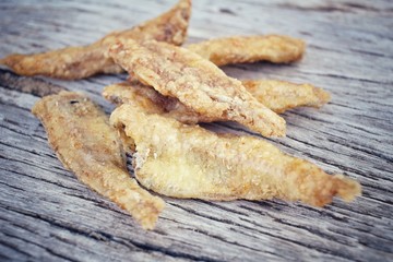 Canvas Print - Fried fish