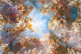 Ceiling painting of Palace Versailles near Paris, France