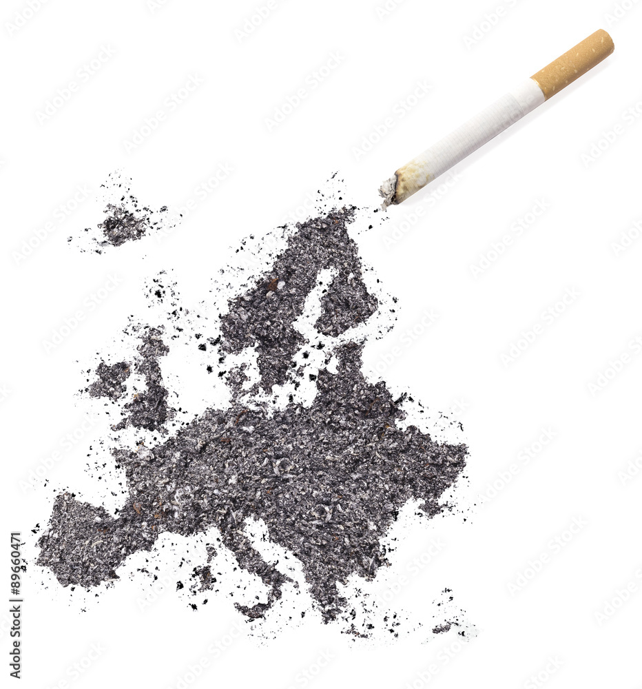 cigarette ash art Landscape Ashtray cigarette cigarettes butt in