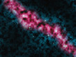 Nebulas outer space illustration background.