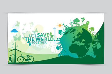 Wall Mural - save the world