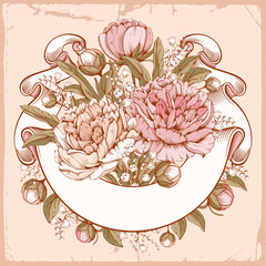 Wall Mural - Luxurious peony