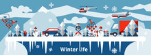 Winter Life Background