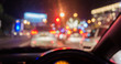© coffmancmu - blur image of inside cars with bokeh .