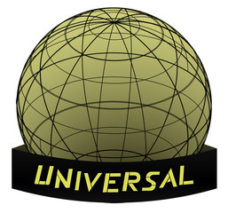 Wall Mural - 3d universal globe