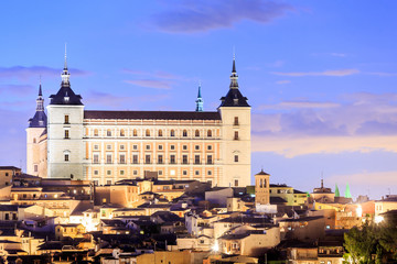 Wall Mural - View of the Alcazar in Toledo